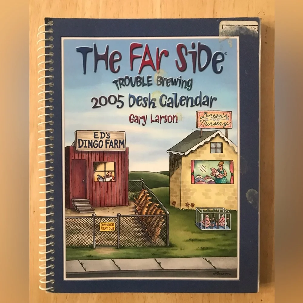 The Far Side 2005 Desk Calendar by Gary Larson - not used